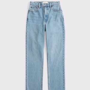 Abercrombie the 90s straight ultra high rise